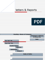 Business Letters & Reports