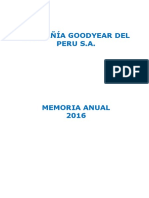 Memoria Anual 2016 Goodyear