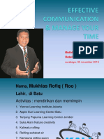 Effective Communication & Manage Your Time Hotel Bumi