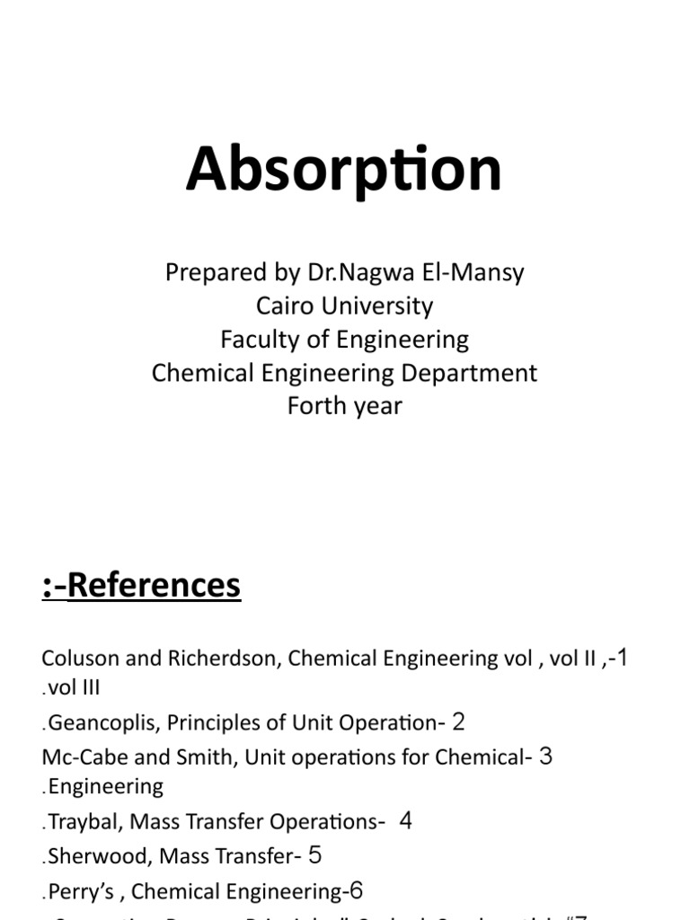 Absorption PDF Solution Solubility