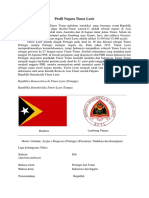 Profil Negara Timor Leste
