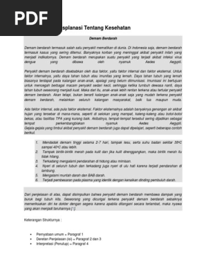 Contoh Teks Eksplanasi Tentang Kesehatan