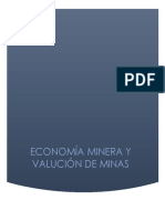 Economia Minera y Valuacion de Minas