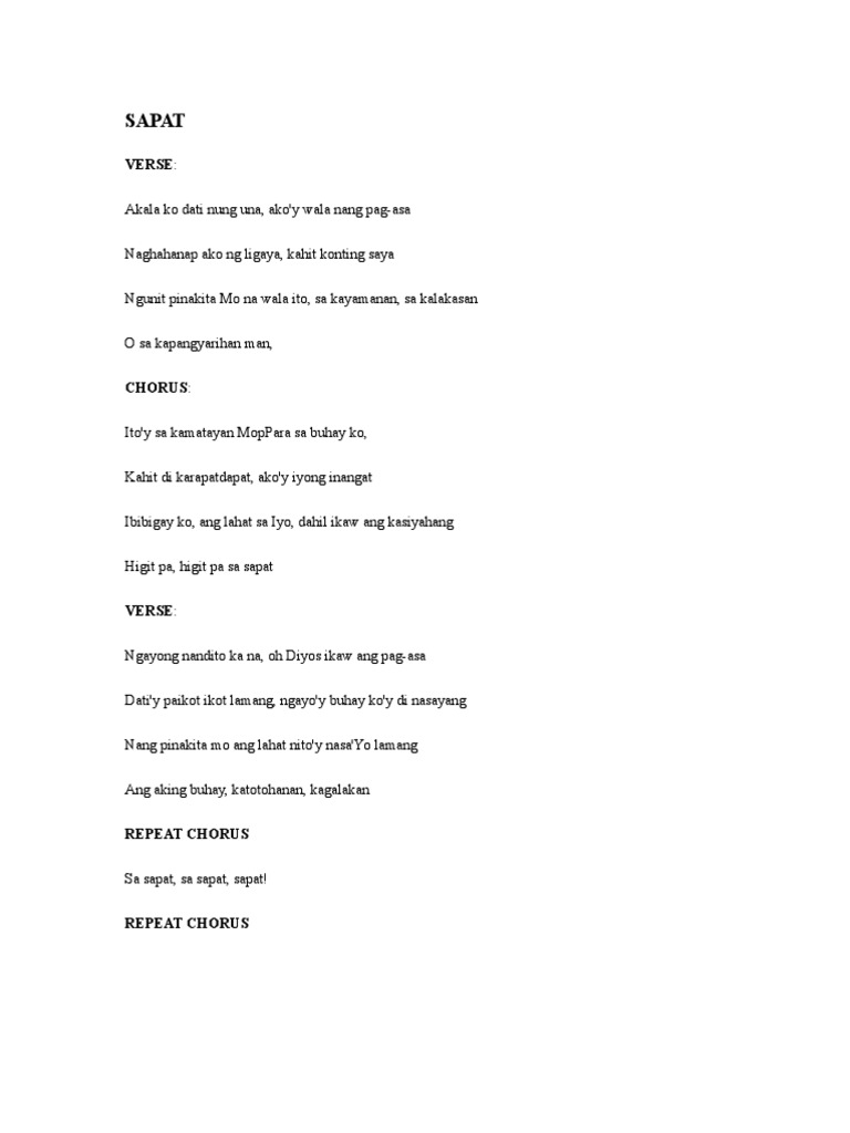 Sapat | PDF
