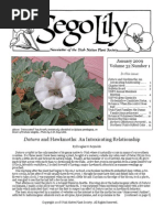 Download January-February 2009 Sego Lily Newsletter Utah Native Plant Society by Friends of Utah Native Plant Society SN35533167 doc pdf