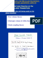 (Old and New) Theories On The Glass Transition