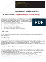 Part 2 Static and Dynamic Model