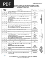 Pantech Project Titles VLSI Projects 2017-18