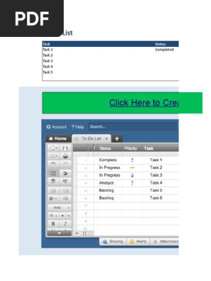 Excel to Do List Full