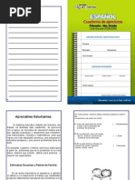 Español. Cuaderno de Ejercicios. Primaria. 6to Grado