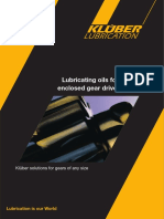 Lubricating Oils For Enclosed Gear Drives: Klüber Solutions For Gears of Any Size