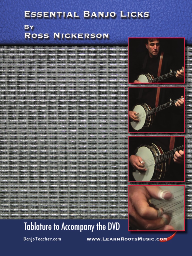 Livre Bluegrass Banjo Breaks & Licks - Avec Audio En Ligne - Pour Apprendre Et Improviser