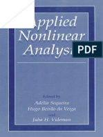 Videman, Juha H. Sequeira, Adelia. Applied Nonlinear Analysis. S.L. S.N., 2001.