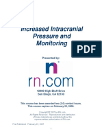 Increased Intracranial Pressure and Monitoring Site PDF