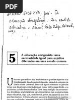 A Didática GIMENO SACRISTÁN, J. A Educação obrigatória uma escolaridade igual para sujeitos diferentes em uma escola comum. In A educação obrigatória seu sentido educativo e social..pdf