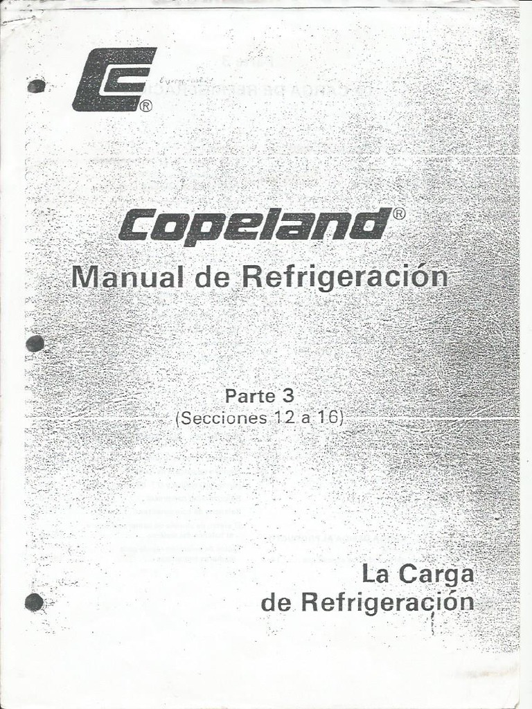 Manual de Refrigeración | PDF