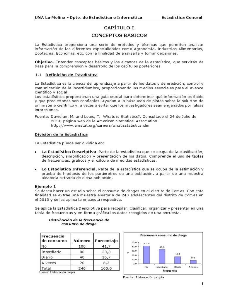 Guia de Estadistica General 2015-II PDF, PDF, Muestreo (Estadísticas)