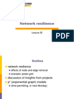 Network Resilience: University of Michigan