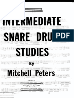 Mitchell Peters - Intermediate Snare Drum Studies (Editado)