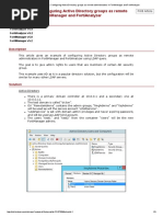 Configuring AD Groups As Remote Administrators in FMG and FAZ