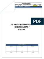 R1-PXX-IRE Plan de Respuesta A Emergencias