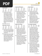 Level V Answer Sheet