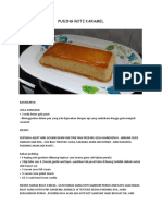 Puding Roti Karamel