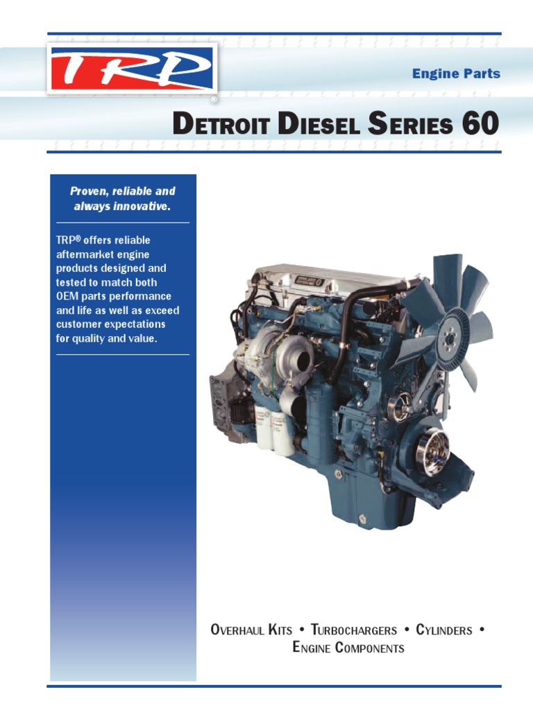 Engine Detroit S-60 PDF | PDF | Diesel Engine | Turbocharger