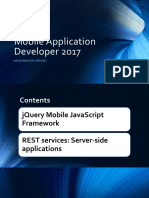 Mobile Application Developer 2017 (JQuery&REST)