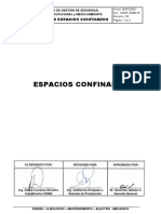 Procedimiento de Trabajos Espacios Confinados