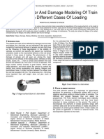 Fatigue Behavior and Damage Modeling of Train Wheels in Different Cases of Loading PDF