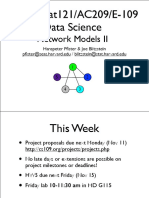 Network Models II: CS109/Stat121/AC209/E-109 Data Science