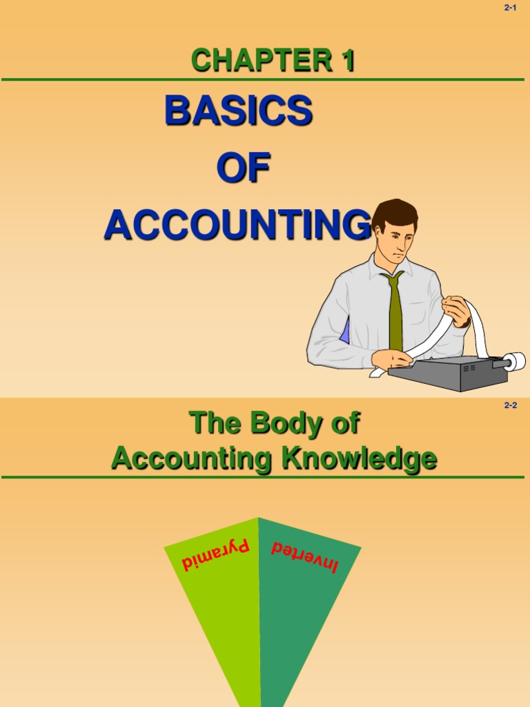 Accounting presentation template picture