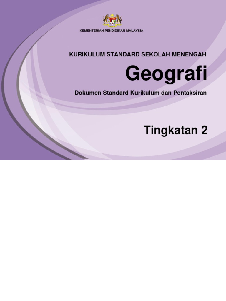 DSKP Geografi Tingkatan 2