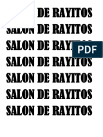 Salon de Rayitos
