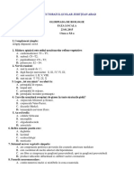 2015 Biologie Locala Arad Clasa A Xia Subiectbarem PDF