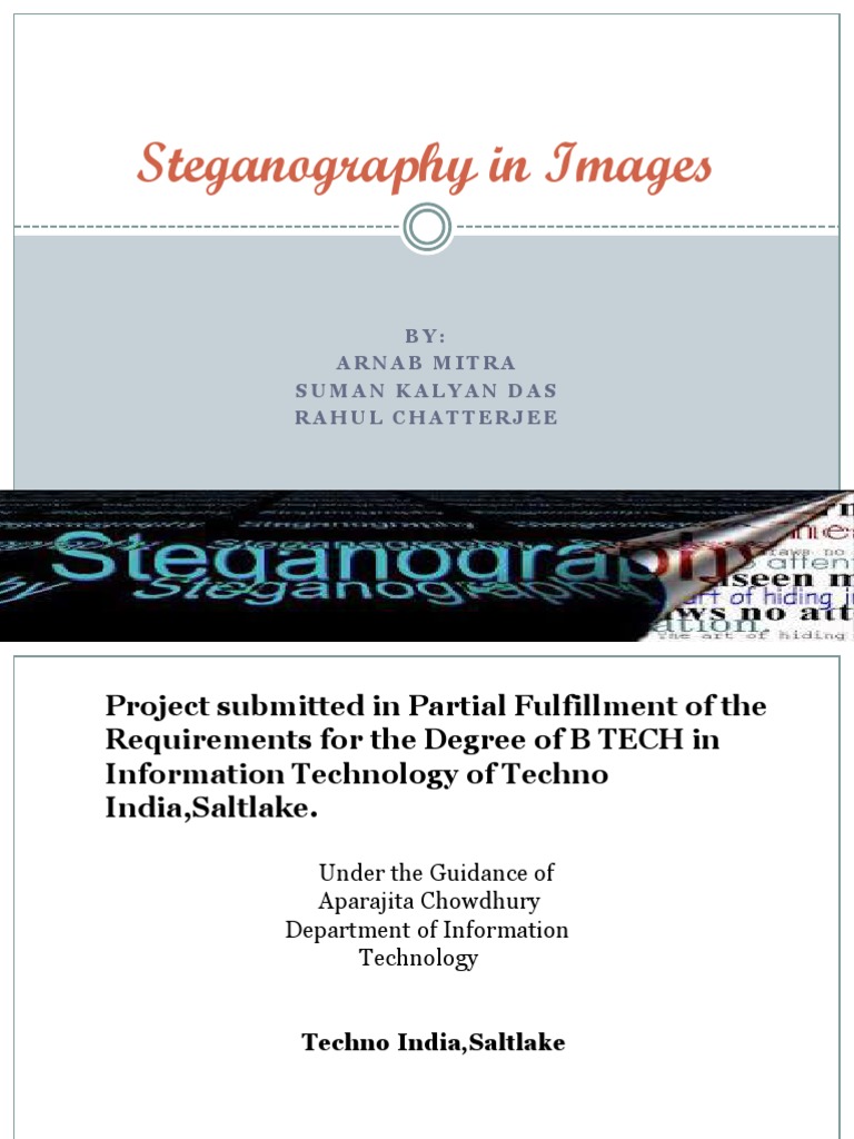 Image Steganography Project Overview | PDF | Cryptography | Encryption