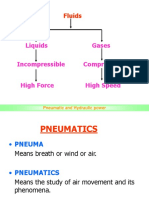 Fluids: Liquids Gases Incompressible Compressible High Speed High Force