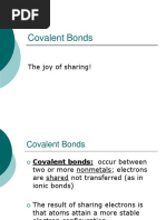 Covalent Bonds: The Joy of Sharing!