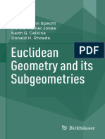 Edward John Specht, Harold Trainer Jones, Keith G. Calkins, Donald H. Rhoads Euclidean Geometry and Its Subgeometries