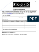 Resume Builder PDF
