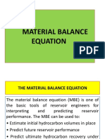 Derivation of The General Material Balance Equation