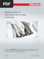 Mode D'emploi Lave Linge Miele PDF