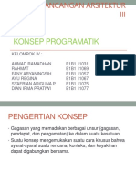 KONSEP PROGRAMATIK AZAS PERANCANGAN ARSITEKTUR III