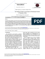 Variable Length Scale Surface Finish Assessment of Machined G 2014 Procedia