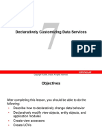 Declaratively Customizing Data Services