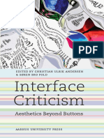 Interface Criticism. Aesthetics Beyond Buttons