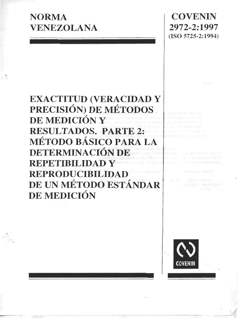 Descargar Norma Iso 5725 1