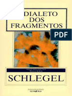 SCHLEGEL Friedrich - O Dialeto Dos Fragmentos