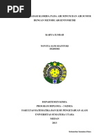 Download  Analisa Kadar Klorida Pada Air Minum Dan Air Sumur Dengan Metode Argentometri by Raihan Naufal Zaki SN355389530 doc pdf